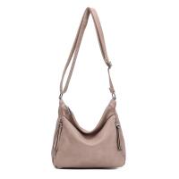 DAMEN TASCHE Schultertasche Umhängetasche Crossbody Shopper Henkeltasche CrossOver Handtasche Damentasche Reisetasche Beuteltasche City Bag Leder Optik Rosa