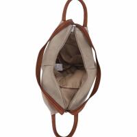 Damen Rucksack Tasche Schultertasche Daypack Handtasche Cityrucksack Leder Optik Tagesrucksack Freizeitrucksack Backpack Grau
