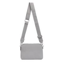 DAMEN TASCHE Crossbody Umhängetasche Bodybag Schultertasche Crossover Damentasche Brieftasche Handtasche Muster Taschengurt Reise Kunstleder Hellgrau