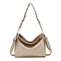 Damen Tasche Shopper FLECHTOPTIK Hobo Bag Schultertasche Cross Over Umhängetasche Beuteltasche Handtasche Henkeltasche Henkel Leder Optik Gold
