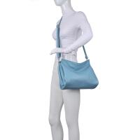 Damen Tasche Shopper FLECHTOPTIK Hobo Bag Schultertasche Cross Over Umhängetasche Beuteltasche Handtasche Henkeltasche Henkel Leder Optik Rosa
