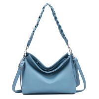 Damen Tasche Shopper FLECHTOPTIK Hobo Bag Schultertasche Cross Over Umhängetasche Beuteltasche Handtasche Henkeltasche Henkel Leder Optik Rosa