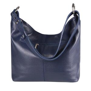 Made in Italy Damen Echt Leder Tasche Shopper Hobo-Bags...