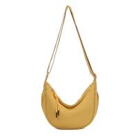 DAMEN HERREN UNISEX TASCHE Halbmondtasche Halbmond Bodybag Brusttasche Crossbody Crossover Schultertasche MOON Hobo Bag Umhängetasche ultraleicht Nylon Reise Freizeit Urlaub Sport Gelb