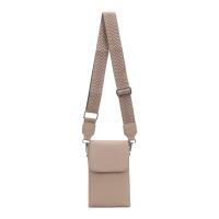 Damen Tasche Crossbody Handytasche Umhängetasche Bodybag Schultertasche Crossover Smartphone Geldbörse Brusttasche Handtasche Brieftasche Abend Taupe