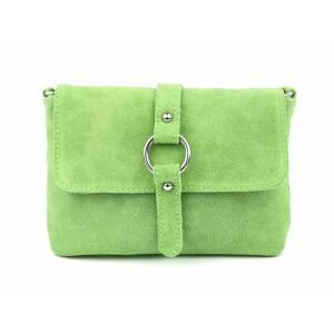 Made in Italy DAMEN LEDER TASCHE Schultertasche Body Bag Wildleder Handtasche Umhängetasche Ledertasche Messenger Cross-Over Abendtasche Clutch