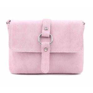 Made in Italy DAMEN LEDER TASCHE Schultertasche Body Bag Wildleder Handtasche Umhängetasche Ledertasche Messenger Cross-Over Abendtasche Clutch