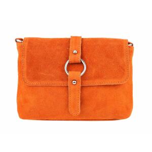 Made in Italy DAMEN LEDER TASCHE Schultertasche Body Bag Wildleder Handtasche Umhängetasche Ledertasche Messenger Cross-Over Abendtasche Clutch