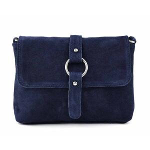 Made in Italy DAMEN LEDER TASCHE Schultertasche Body Bag Wildleder Handtasche Umhängetasche Ledertasche Messenger Cross-Over Abendtasche Clutch