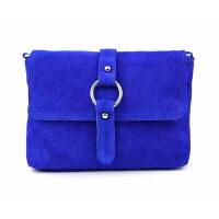 Made in Italy DAMEN LEDER TASCHE Schultertasche Body Bag Wildleder Handtasche Umhängetasche Ledertasche Messenger Cross-Over Abendtasche Clutch