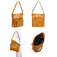 DAMEN TASCHE Umhängetasche Crossbody Shopper Schultertasche Hobo Bag Beuteltasche CrossOver Handtasche City Bag Henkeltasche Reise Leder Optik Mint