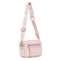 Damen Tasche Schultertasche Cross Over Body Bag Canvas Umhängetasche Brusttasche Muster Gürtel Bodybag Damentasche Handtasche Brieftasche Reise Kunst-Leder
