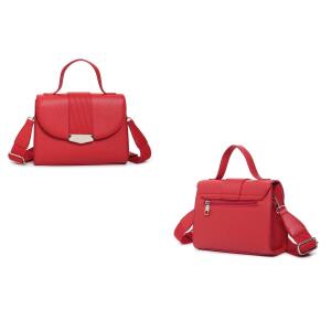 Damen kleine Handtasche Messenger Shopper Schultertasche Crossover Umhängetasche Bodybag Henkeltasche Crossbody Abendtasche Weiß