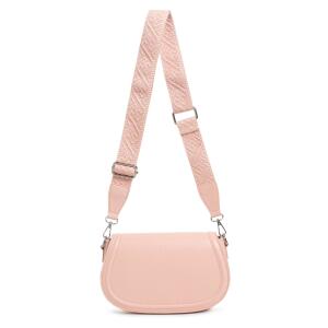 DAMEN TASCHE Crossbody Umhängetasche Bodybag Schultertasche Crossover Damentasche Brieftasche Handtasche Muster Taschengurt Brusttasche Reise Kunstleder Rosa