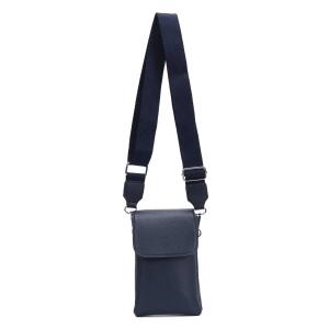 Damen Tasche Crossbody Handytasche Umhängetasche Bodybag Schultertasche Crossover Smartphone Geldbörse Brusttasche Handtasche Brieftasche Abend Dunkelblau V1