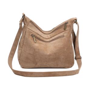 DAMEN TASCHE Schultertasche Umhängetasche Crossbody Shopper Henkeltasche CrossOver Handtasche Damentasche Reisetasche Beuteltasche City Bag Leder Optik Bordo