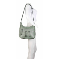 DAMEN TASCHE SHOPPER Crossbody Schultertasche Hobo Bag CrossOver Umhängetasche Handtasche Henkeltasche City Bag Leder Optik Reise Dunkelgrau