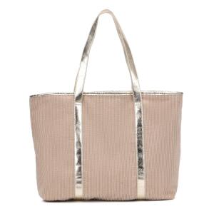 Damen Shopper Tote Hobo Bag Umhängetasche Schultertasche Metallic Cord Tasche Henkeltasche Beuteltasche Freizeit Abend Urlaub Weekender Wildleder Leder Veloursleder Optik