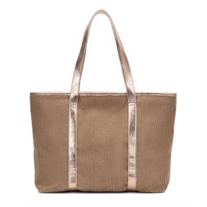 Damen Shopper Tote Hobo Bag Umhängetasche Schultertasche Metallic Cord Tasche Henkeltasche Beuteltasche Freizeit Abend Urlaub Weekender Wildleder Leder Veloursleder Optik