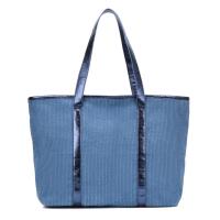 Damen Shopper Tote Hobo Bag Umhängetasche Schultertasche Metallic Cord Tasche Henkeltasche Beuteltasche Freizeit Abend Urlaub Weekender Wildleder Leder Veloursleder Optik