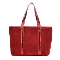 Damen Shopper Tote Hobo Bag Umhängetasche Schultertasche Metallic Cord Tasche Henkeltasche Beuteltasche Freizeit Abend Urlaub Weekender Wildleder Leder Veloursleder Optik