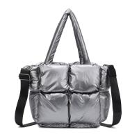 Damen Tasche Leopard Nylon Shopper Puffer Schultertasche Tote Bag Umhängetasche Nylontasche Beuteltasche Handtasche Weekender Reisetasche