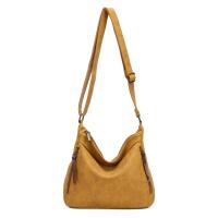 DAMEN TASCHE Schultertasche Umhängetasche Crossbody Shopper Henkeltasche CrossOver Handtasche Damentasche Reisetasche Beuteltasche City Bag Leder Optik Senfgelb
