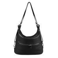 Made in Italy DAMEN Echtleder 2in1 Rucksack Schultertasche City- Stadtrucksack BackPack Lederrucksack Daypack Ledertasche Umhängetasche