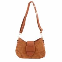 Made in Italy Damen Wildleder oder Leder Nappaleder Tasche Schultertasche Body Bag Handtasche Umhängetasche Ledertasche CrossOver Abendtasche Clutch