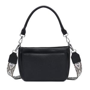 DAMEN TASCHE Crossbody Umhängetasche Bodybag Schultertasche City Hobo Bag Brusttasche CrossOver Freizeit Urlaub Leder Optik