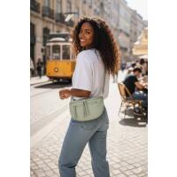 DAMEN TASCHE Crossbody Gürteltasche Umhängetasche Hüfttasche Bauchtasche Cross-Over Bodybag Schultertasche Handytasche Leder Optik