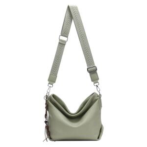 DAMEN TASCHE Crossbody Umhängetasche Shopper Bodybag Schultertasche Hobo Bag Leder Optik CrossOver Freizeit Urlaub leicht