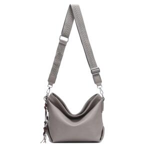 DAMEN TASCHE Crossbody Umhängetasche Shopper Bodybag Schultertasche Hobo Bag Leder Optik CrossOver Freizeit Urlaub leicht