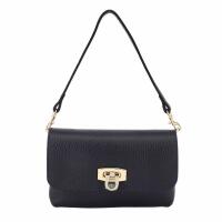 Made in Italy DAMEN LEDER TASCHE Mini Bag Ketten Schultertasche Crossbody Handytasche Abendtasche Umhängetasche Handtasche Clutch Smartphone Überschlagtasche