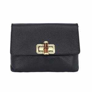 Made in Italy DAMEN LEDER TASCHE Schultertasche Crossbody Handytasche Abendtasche Umhängetasche Handtasche Clutch Smartphone Mini Bag Überschlagtasche
