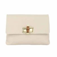 Made in Italy DAMEN LEDER TASCHE Schultertasche Crossbody Handytasche Abendtasche Umhängetasche Handtasche Clutch Smartphone Mini Bag Überschlagtasche