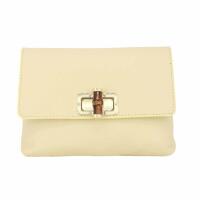 Made in Italy DAMEN LEDER TASCHE Schultertasche Crossbody Handytasche Abendtasche Umhängetasche Handtasche Clutch Smartphone Mini Bag Überschlagtasche