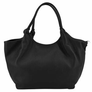 Made in Italy DAMEN LEDER TASCHE Shopper Schultertasche Tote Bag Crossbody Business Umhängetasche Handtasche Ledertasche Freizeittasche DIN-A4