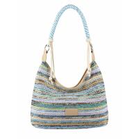 Damen Tasche Strohtasche Umhängetasche Boho Shopper Strand Schultertasche Hobo Bag Geflecht Retro Häkeltasche