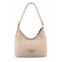 Damen Tasche Strohtasche Umhängetasche Boho Shopper Strand Schultertasche Hobo Bag Geflecht Retro Häkeltasche