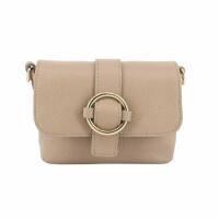 Made in Italy DAMEN LEDER TASCHE Umhängetasche Handytasche Crossbody Ledertasche Schultertasche Smartphone Mini Bag Brusttasche Clutch Abendtasche