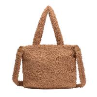 DAMEN TADDYFELL TASCHE Shopper Tote Bag Handtasche Plüsch Schultertasche Teddytasche Umhängetasche Pelz Damentasche Felltasche Wintertasche Beuteltasche