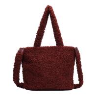 DAMEN TADDYFELL TASCHE Shopper Tote Bag Handtasche Plüsch Schultertasche Teddytasche Umhängetasche Pelz Damentasche Felltasche Wintertasche Beuteltasche