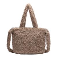 DAMEN TADDYFELL TASCHE Shopper Tote Bag Handtasche Plüsch Schultertasche Teddytasche Umhängetasche Pelz Damentasche Felltasche Wintertasche Beuteltasche