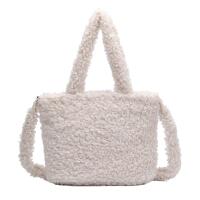 DAMEN TADDYFELL TASCHE Shopper Tote Bag Handtasche Plüsch Schultertasche Teddytasche Umhängetasche Pelz Damentasche Felltasche Wintertasche Beuteltasche