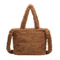 DAMEN TADDYFELL TASCHE Shopper Tote Bag Handtasche Plüsch Schultertasche Teddytasche Umhängetasche Pelz Damentasche Felltasche Wintertasche Beuteltasche