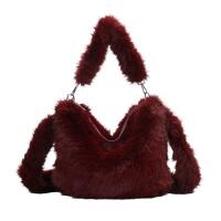 DAMEN PELZTASCHE Hobo Bag Shopper Leopard Print Handtasche Umhängetasche Leo Crossbody Teddytasche Schultertasche Plüsch Felltasche Kunstpelz