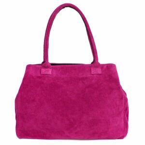 MADE IN ITALY XXL DAMEN LEDER TASCHE Tote Bag Shopper Tote Bag Schultertasche Wildleder Handtasche Henkeltasche Reise DIN-A4 Ledertasche Business Freizeittasche