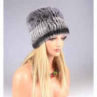DAMEN FUCHS MÜTZE PELZMÜTZE Wintermütze Fellmütze Kappe Pelzkappe Oversizemütze Beanie