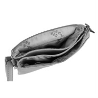 OBC Luxus Damentasche Clutch Fransen Abendtasche Henkeltasche Überschlagtasche TascheBorsetta Schulter- Umhänge- CrossOver Beige